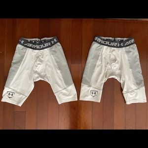 UA Men’s Utility Slider Baseball Shorts Sz S